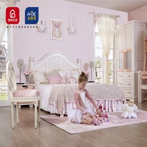 A- OK many love childrens bed princess bed solid wood childrens bedroom single bed DNA01-15