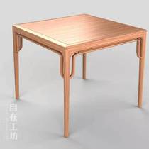 Free workshop national standard mahogany hedgehog red sandalwood log new Simple series Jia dry bubble tea table