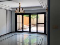 Sada doors and windows custom glass partition 129-100 series heavy-duty three-track sliding door Chenggong