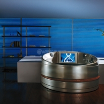 WMK Huameijia Bathroom Modern Fashion Comfortable Aesthetic WK-B38A Pangu Series Massage Bubble Bathtub