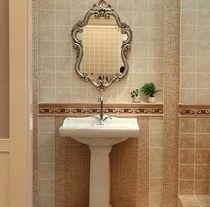 Ino tile 300*300 matte non-slip balcony bathroom wall tiles pastoral American Mediterranean