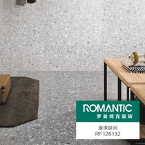 Romance tile matte terrazzo floor tiles colored wall tiles INS Wind Nordic style living room shining Galaxy