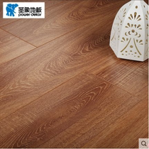 Elephant floor F4 star environmental protection reinforced composite 10mm floor heating household wear-resistant living room bedroom light wood floor