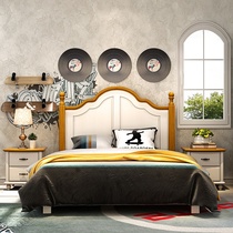 LHABC childrens bed bookshelf desk log single solid wood bed boys and girls teenagers bed childrens room furniture