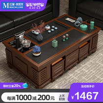 Fei Maishi coffee table kung fu coffee table TV cabinet modern simple fire stone multifunctional coffee table tea table and chair combination yn