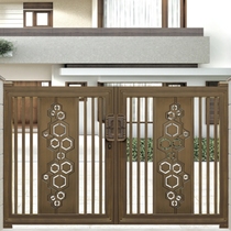 Weimis Keple European Simple Modern Aluminum Alloy Carved Single and Double Open Villa Courtyard Gate
