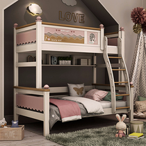ABC children color series up and down bed mother bed childrens room modern furniture Sophia high and low bed