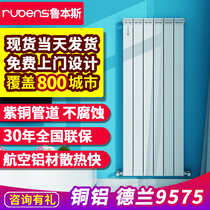 Rubens radiator Household plumbing heat sink Centralized heating water injection heating Copper and aluminum composite over-water heat