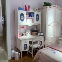 Stars and soles solid wood learning table Primary School students writing table and chair set simple home homework desk childrens desk