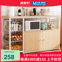 Source Hair Xuan Kitchen Shelve Ground Floor Multilayer Home Microwave Oven Ovens Racks Multifunctional Lockers Vegetables