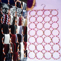 28 28 ring tie scarf rack wholesale rope knitted hanger silk scarves scarves scarves folding stay-at-home storage hung