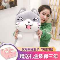 Hot water bag charging explosion-proof plush cute removable and washable female student gift hand warmers electric warm treasure removable and washable