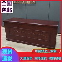 Lecture hall Training table Company desk podium Lecture table Modern creative solid wood large custom baking paint