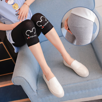 Pregnant women leggings Capri pants spring and summer thin modal pregnant women pants tide mom outside wear shorts summer clothes