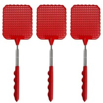 The Pale fly pat does not suck plastic silicone gel Home thickened lengthened and durable long handle Shenzer manual fly swatter traditional