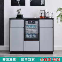 Tea bar machine Household automatic high-end living room vertical integrated cabinet-level disinfection with cabinet Intelligent light luxury water dispenser