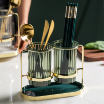 Light Extravagant Chopsticks Shelve Domestic Chopsticks Barrel Drain Chopsticks Barrel Wall-mounted Kitchen Containing Box Chopsticks Basket chopstick cage