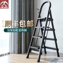Ladder Household folding indoor stairs herringbone ladder multi-function thickening lifting aluminum alloy five-step ladder telescopic ladder