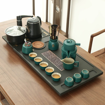 Wujin Stone Tea Tan Set Home Tea Sea Fully Automatic Office Guests Japanese Kung Fu Tea Set Small Tea Table Tray