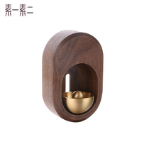 Japanese wind chimes Suction door type copper bell clang refrigerator stickers decorative household small pendant Door pendant Creative housewarming gift