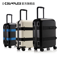 Crumpler aircraft suitcase Hard shell four-wheel anti-compression customs lock boarding suitcase Universal wheel trolley case