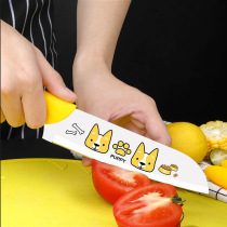 Fruit knife set melon and fruit knife multi-functional chefs knife cute household peeling multi-purpose knife food-grade cutting board combination