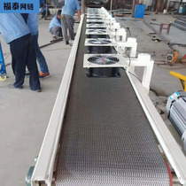 Mesh belt air dryer assembly line conveyor belt edge type mesh belt conveyor food drying conveyor conveyor conveyor chain