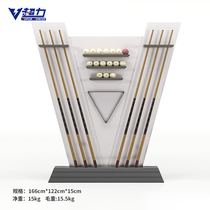 Ultra-power billiard accessories customised wall-mounted 6-hole bench ball holder wooden 8 holes vertical leaning lever holder 12 holes