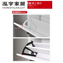 Shoe cabinet accessories down-turn metal accessories shoe cabinet flip frame single-layer double-layer flap frame shoe rack hardware