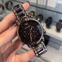 Armani Black Samurai Watch Mens Fully Automatic Mechanical Watch Waterproof Student Trend Designer Mens Watch