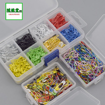 Color pin small safety pin baby clothes insurance buckle hanging rope fixed small pin gourd type