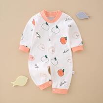 Baby jumpsuit cotton long sleeve Spring and Autumn Summer men and women baby autumn clothes climbing clothes ha clothes newborn underwear set