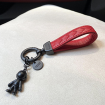 Fashion sheepskin woven keychain men and women cute car key pendant Key chain key ring creative customization