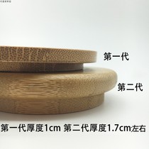 Tea cup large bamboo wooden glass cup lid custom cup lid mug accessories bamboo wood lid round Universal