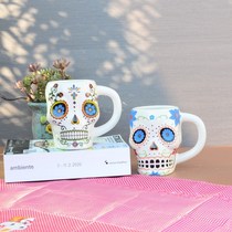 Creative Skull skull head Mak Cup Halloween Ghost Festival Gifts 3D Solid Ceramic Cup Manufacturer Wholesale