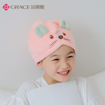 Dry hair cap thickened womens long hair quick-drying super absorbent bag head wipe hair towel hair care shower cap