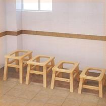 Solid Wood elderly pregnant women toilet chair disabled toilet toilet folding toilet chair toilet stool home