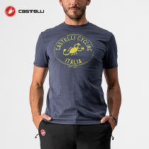 Scorpion castelli Male Summer Mountain Bike Road Leisure Riding T-shirt Cotton Polyester Sport 4516065