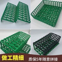 Supermarket fruit and vegetable fence Fresh pile head divider baffle partition Plastic right angle fruit protective fence non-slip mat