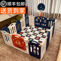 Baby fence on the ground childrens indoor home crawler pad protective fence baby toddler anti-drop safety game fence