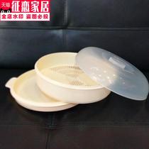 Optical wave furnace microwave steaming treasure special Ware round plastic heating steamer steamer food grade steamer box