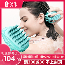 Electric shampoo brush artifact for men and women Sonic vibration shampoo instrument Head scalp care massage comb Meridian comb