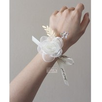 Beautiful Korean star wrist flower hipster wedding ceremony bride bridesmaid sister flower activity hand flower wrist flower