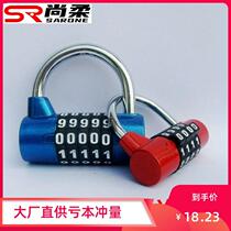 New gym password lock cabinet large locker Club anti-theft window Swimming pool room door warehouse padlock