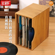 Vinyl record storage rack locker Nanzhu DVD rack cd disc multi-function record player collection rack cd