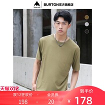 BURTON BURTON Official Mens and Women T-Shirt CLASSIC Clothes Comfortable Breathable Outdoor Leisure 216881