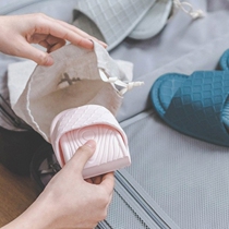 Travel foldable slippers portable female non-slip wear-resistant travel Bath Business trip male super light train airplane cool
