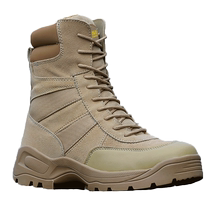 Dunlang high-top mens tactical special forces combat boots Ultra-light combat boots paratrooper boots leather boots mountaineering shoes