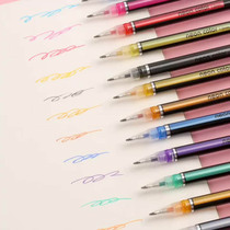 Sparkling highlighter pen set candy color kindergarten pen bright watercolor pen color student highlighter chalk pen bright crystal graffiti pen cartoon cute color flash pen