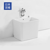 GONGDIE balcony mop pool home bathroom large ceramic mop pool floor-to-ceiling